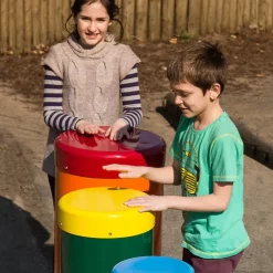 Outlet Outdoor Rainbow Samba Drums 5pk Percussion Instruments|Outdoor Music