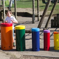 Outlet Outdoor Rainbow Samba Drums 5pk Percussion Instruments|Outdoor Music