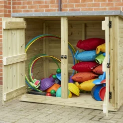 Clearance Outdoor Storage with Planters and Bench Offer Role Play Furniture & Accessories|Dens & Play Equipment