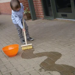 Best Outdoor Sweeping Brushes 4pk Gross & Fine Motor Skills|Role Play Accessories