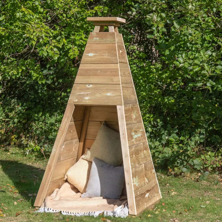 Outlet Outdoor Timber Teepee Dens & Play Equipment|Dens & Playhouses