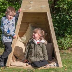 Outlet Outdoor Timber Teepee Dens & Play Equipment|Dens & Playhouses