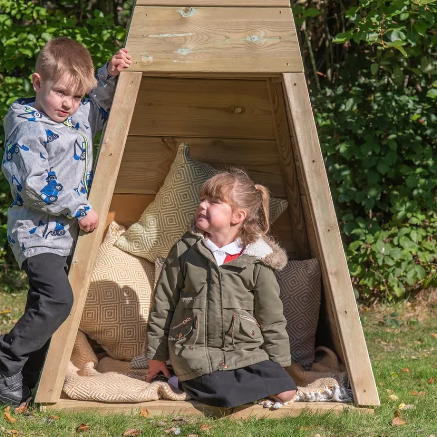 Outlet Outdoor Timber Teepee Dens & Play Equipment|Dens & Playhouses