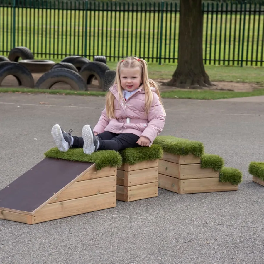 New Outdoor Wooden Climbing Blocks 10pk Role Play Furniture & Accessories|Climbing Courses