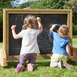 Outdoor Wooden Mark Making Literacy Chalkboard Chalkboards & Easels|Pre-Writing & Fine Motor Skills