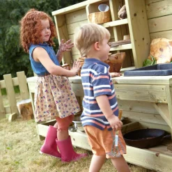 Sale Outdoor Wooden Messy Play Station H107 x W50 x L180cm Outdoor Sand & Water|Mud Kitchens