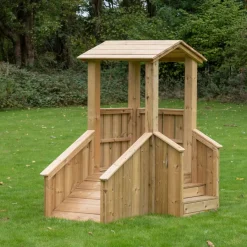 Hot Outdoor Wooden Ramp and Steps Clamber Tower Gross & Fine Motor Skills|Agility, Balance & Coordination