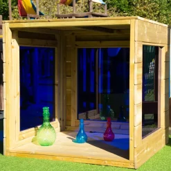 Best Outdoor Wooden Sensory Den Cube Dens & Play Equipment|Dens & Playhouses