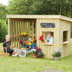 Best Outdoor Wooden Shopping Centre H1.4 x W1.2 x L2m Play Houses & Accessories|Kitchens & Accessories