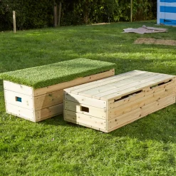 Clearance Outdoor Wooden Storage Bench Outdoor Storage|Outdoor Storage Units
