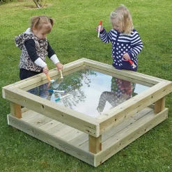 Outlet Outdoor Wooden Toddler Table with Acrylic Marking Surface Outdoor Environment|Shop The Full Range