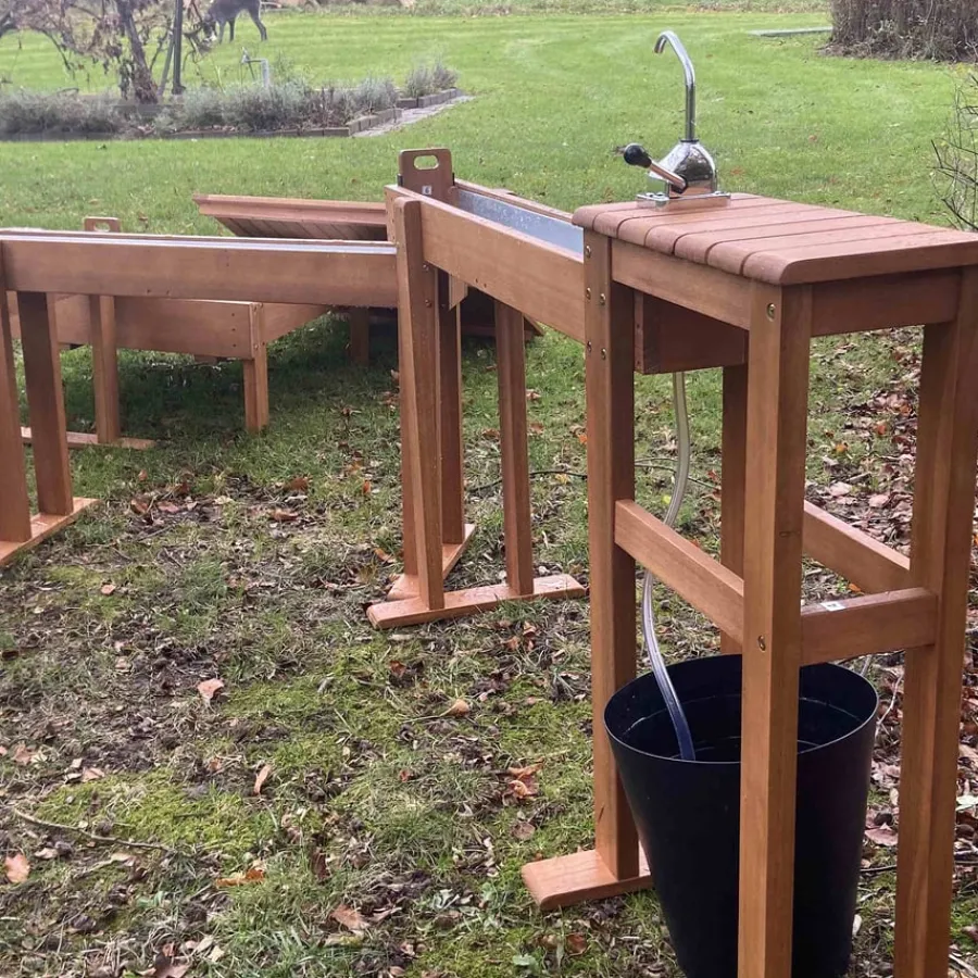 Sale Outdoor Wooden Water Channelling with Tray Outdoor Sand & Water|Trays & Tables
