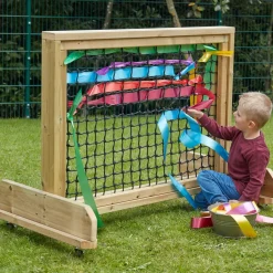 Sale Outdoor Wooden Wheely Weaving Panel Storage|Outdoor Storage