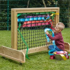 Sale Outdoor Wooden Wheely Weaving Panel Storage|Outdoor Storage