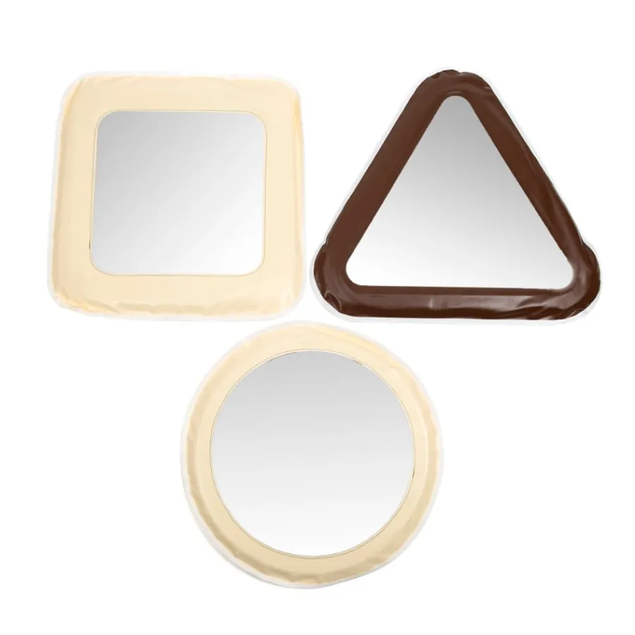 Hot Padded Vinyl Shape Mirrors 3pcs Early Years & Nursery|Shop The Full Range