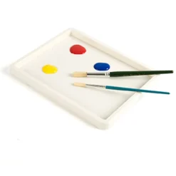 Paint and Inking White Plastic Tray 225 x 75mm Paint Pots & Trays|Paint Pots & Trays