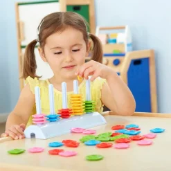 Outlet Pair of Colour and Shape Sorting Abacuses 126pcs Games|Counting & Counters