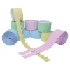Hot Pastel Corrugated Scalloped Border Rolls Assorted 10pk Festivals & Celebrations|Display