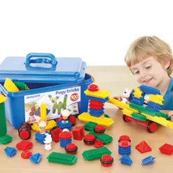 Best Peggy Sticky Bricks 100pcs Construction|Construction Sets