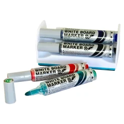 Hot Pentel Maxiflo Whiteboard Marker & Magnetic Eraser Set Med Rulers & Erasers|Whiteboards