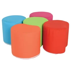 Hot Petal Bean Stool Foam Seats Pack of 5 Breakout Area|Cushions