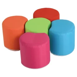 Hot Petal Bean Stool Foam Seats Pack of 5 Breakout Area|Cushions