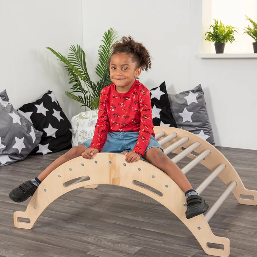 Discount Pikler Inspired Reception Play Arch Natural Outdoor Physical Development|Physical Development