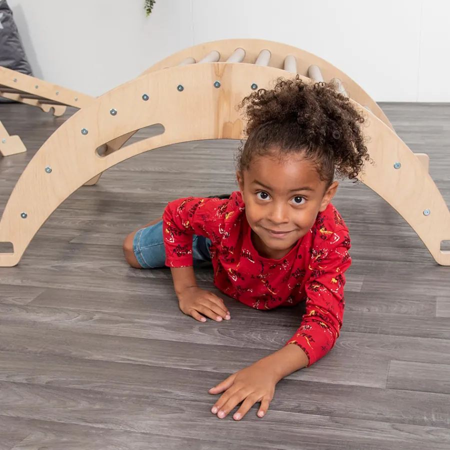 Discount Pikler Inspired Reception Play Arch Natural Outdoor Physical Development|Physical Development