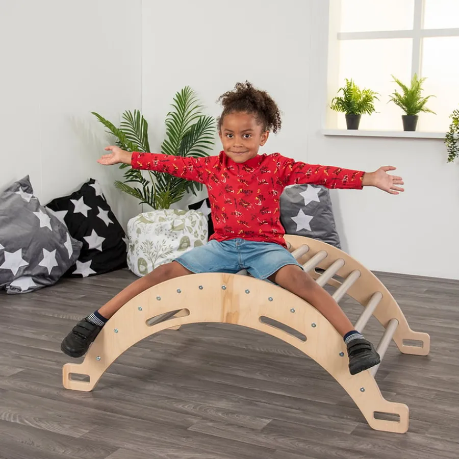 Discount Pikler Inspired Reception Play Arch Natural Outdoor Physical Development|Physical Development