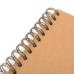 Outlet Pisces Hardback ECO Kraft Spiral Sketchbook 140gsm 5pk Sketchbooks|Sketchbooks