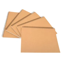Sale Pisces Hardback Spiral Sketchbooks Kraft A3 140gsm 5pk Sketchbooks|Sketchbooks