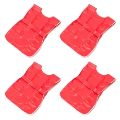 Plain Red PVC Waterproof Easy-on Tabards Outdoor Sand & Water|Water Play & Accessories