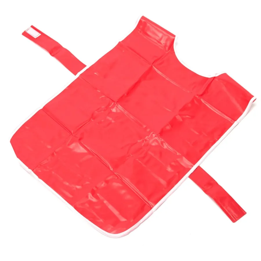 Plain Red PVC Waterproof Easy-on Tabards Outdoor Sand & Water|Water Play & Accessories