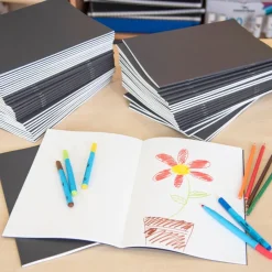 Outlet Plain Stapled Sketchbooks Portrait 140gsm Sketchbooks|Sketchbooks