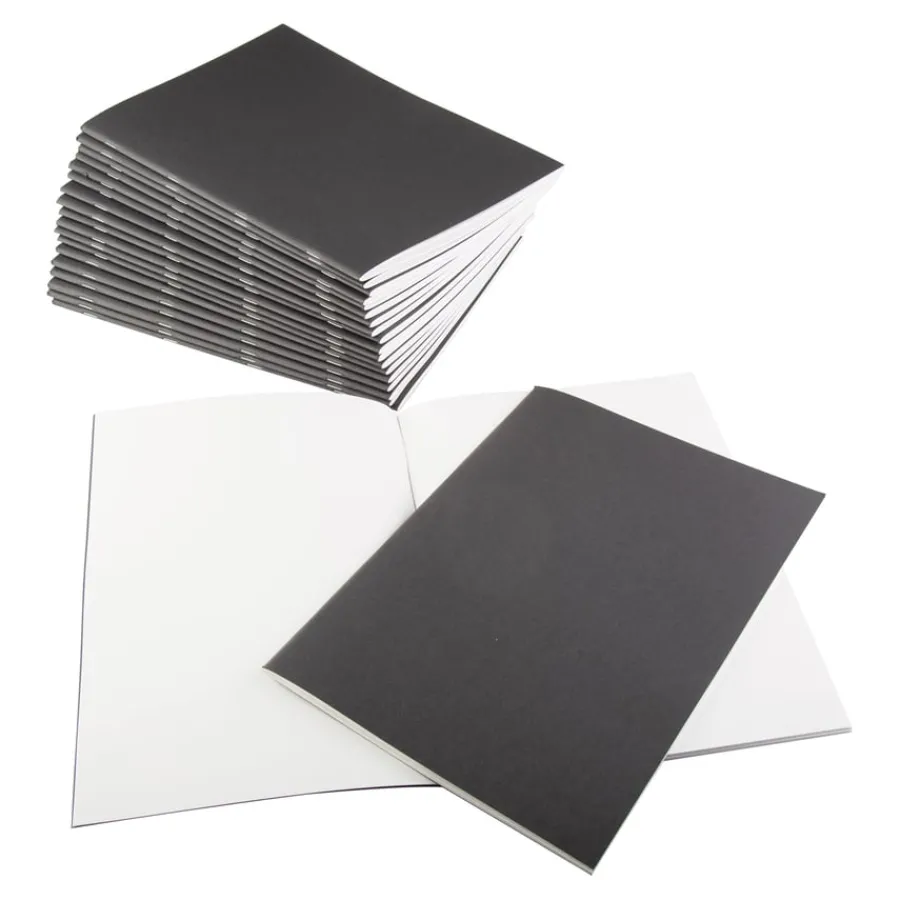 Outlet Plain Stapled Sketchbooks Portrait 140gsm Sketchbooks|Sketchbooks