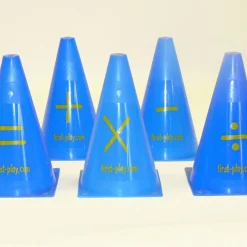 Online Plastic Maths Operations Cones 5pcs Multiplication & Division|Number & Place Value