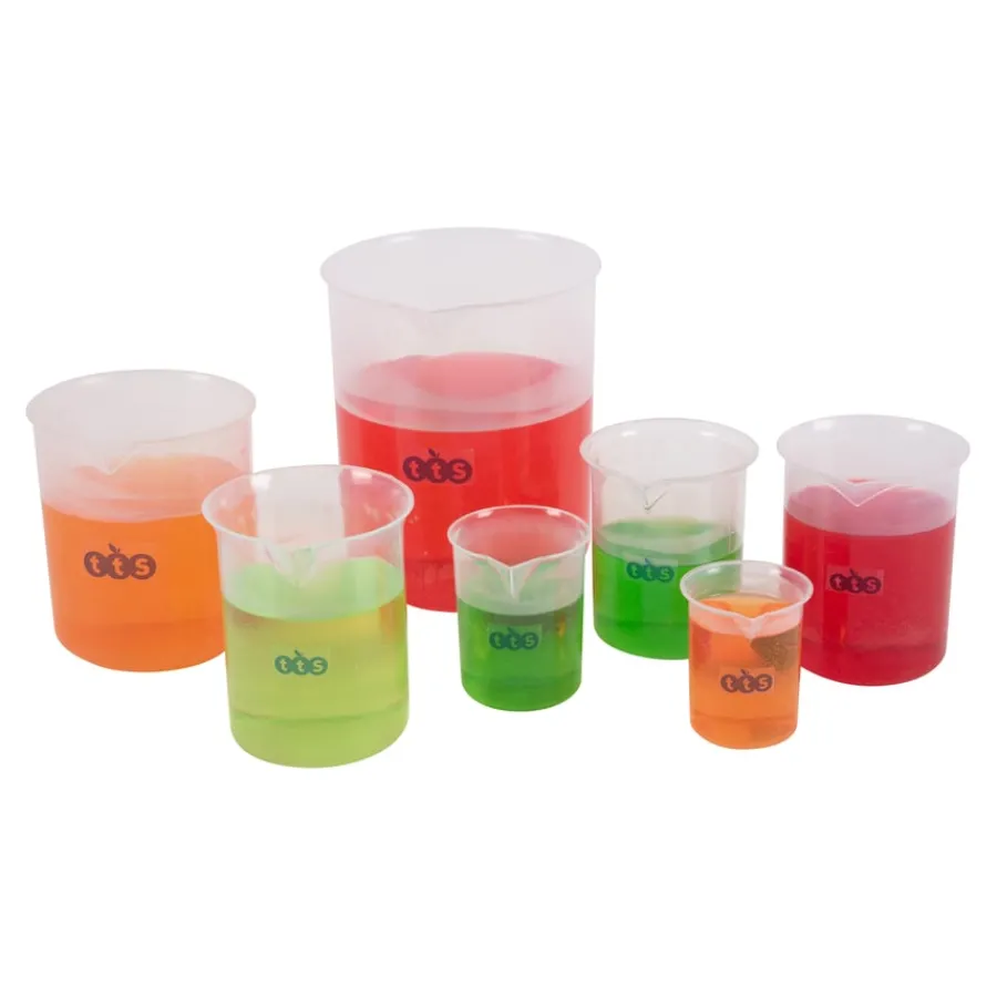 Sale Plastic Measuring Beakers, Cylinders and Jugs Class Set 17pk Experiments|Science Essentials
