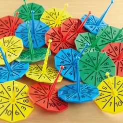 Sale Plastic Number Spinners 1-10 4pk Exploring Numbers|Number & Place Value