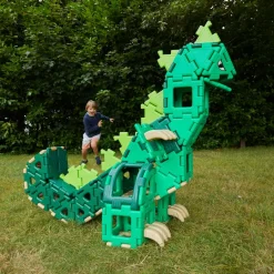 Online Polydron Dinosaur Recycled Construction Set 130pk Loose Parts