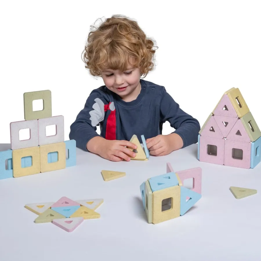 New Polydron KinderMag Recycled Construction Set 96pcs Shop The Full Range|Games