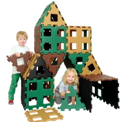 Best Polydron XL Giant Outdoor Natural Recycled Set Construction|Loose Parts