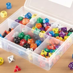 Discount Polyhedral Dice Classroom Set 125pcs Teaching Aids|Number