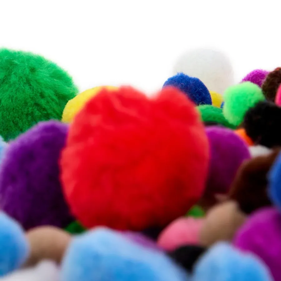 Hot Pom Pom Bumper Pack Assorted 450g Steam|Festivals & Celebrations