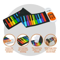 Clearance Portable Roll Up Piano Keyboards And Stringed Instruments|Music