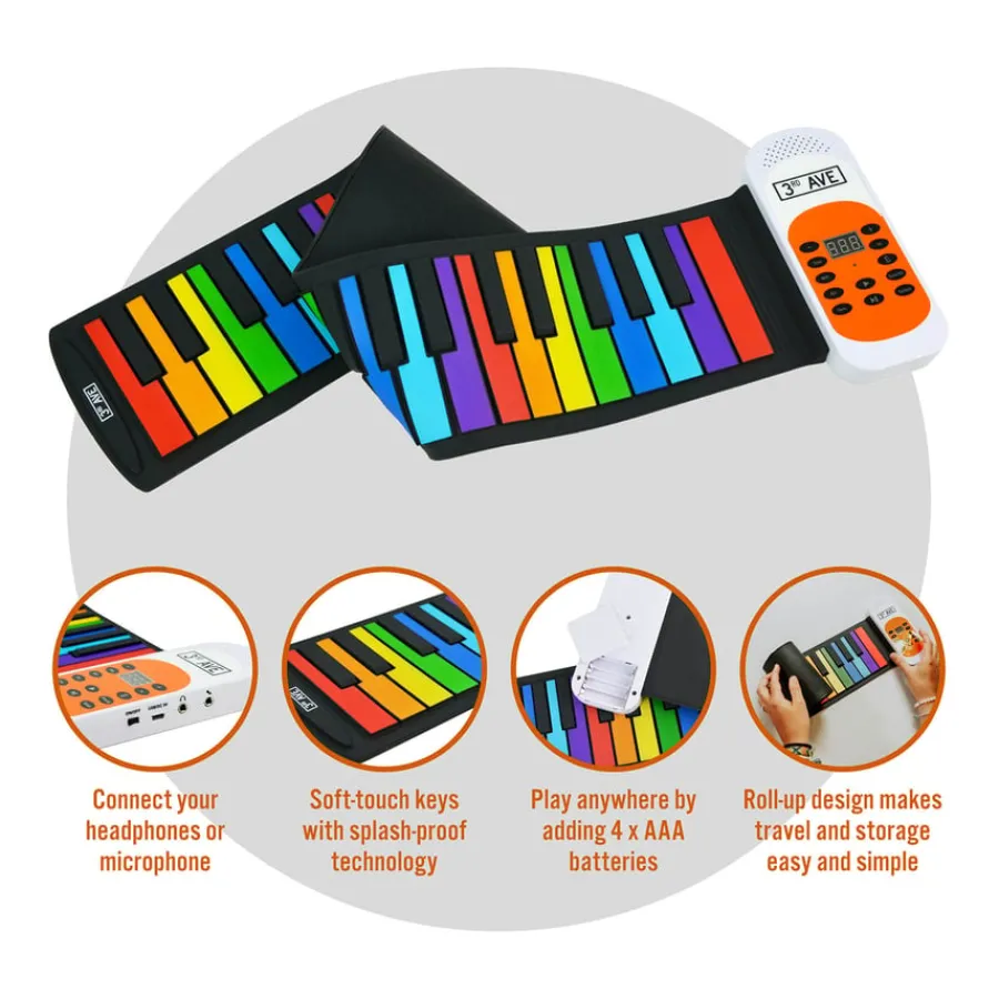 Clearance Portable Roll Up Piano Keyboards And Stringed Instruments|Music