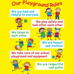 Discount Positive Playtime Wall Sign Playground Rules Signs|Coaching Resources