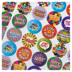 Praise Words and Thumbs Up Stickers Bulk Pack 3720pk Pshe Rewards|Festivals & Celebrations