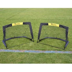 New Precision Fold-a-Goal Football Goal Pair 3 x 4ft Football|Football