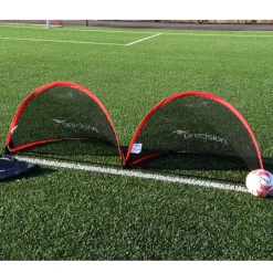 Online Precision Pop-Up Football Goals Pair 80 x 110cm Football|Football