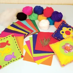 Hot Pre Punched Felt Cushion Sewing Kit Textiles|Festivals & Celebrations